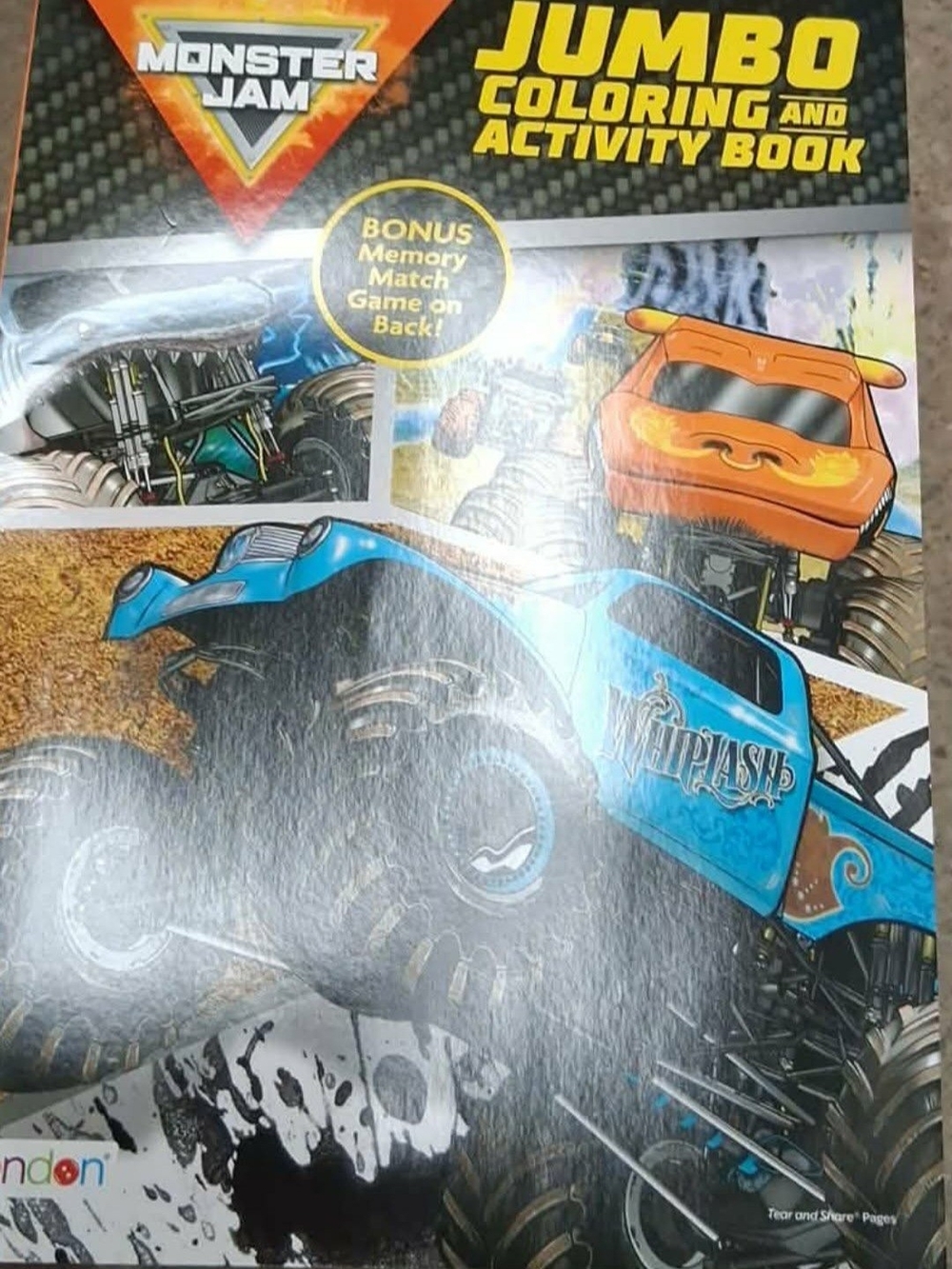 New Monster Jam Coloring and Activity Book